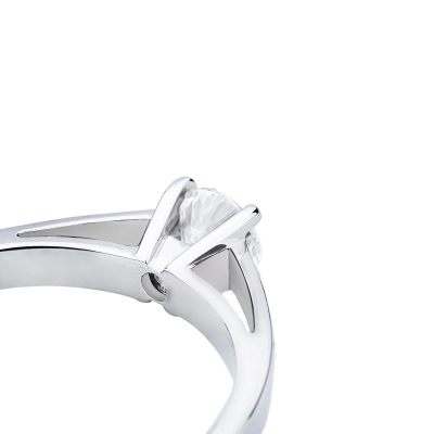 Anello da proposta Passione 0,40 ct in Oro Bianco 18k