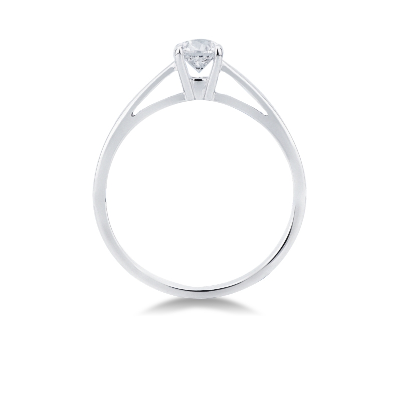 Anello da proposta Passione 0,40 ct in Oro Bianco 18k