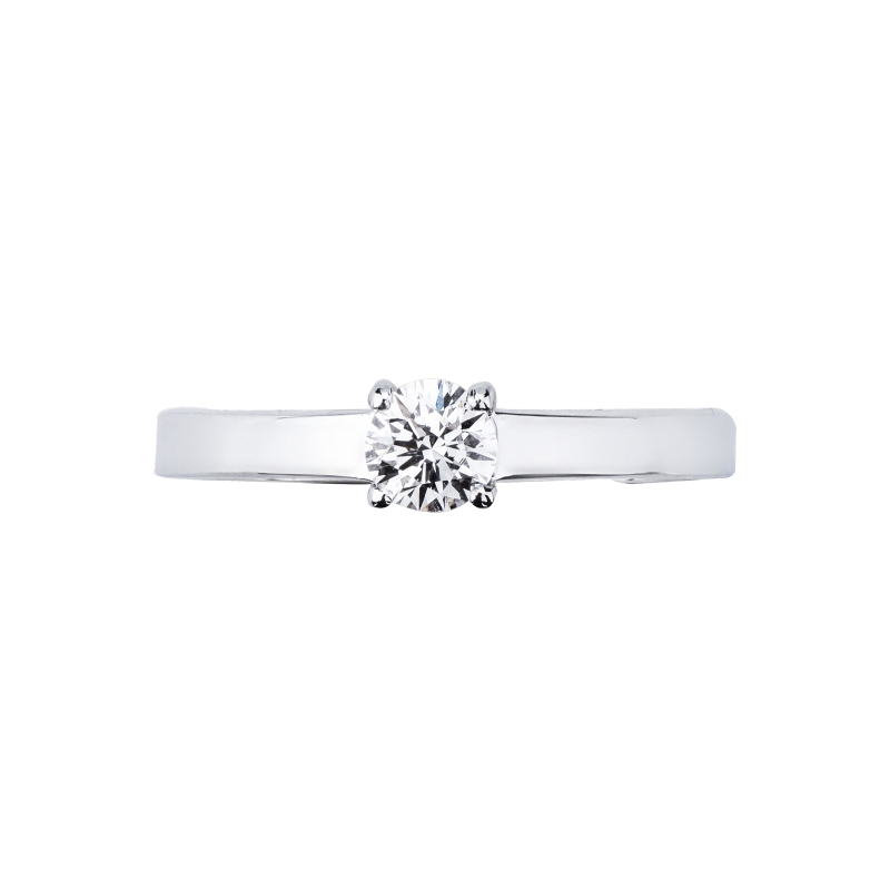 Anello da proposta Passione 0,40 ct in Oro Bianco 18k