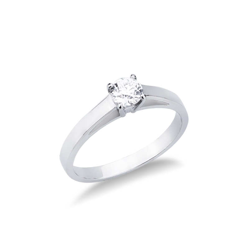 Anello da proposta Passione 0,40 ct in Oro Bianco 18k