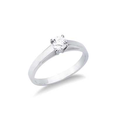 Anello da proposta Passione 0,40 ct in Oro Bianco 18k