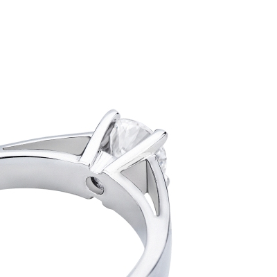 Anello di fidanzamento Passione diamante 0,50 ct Oro Bianco 