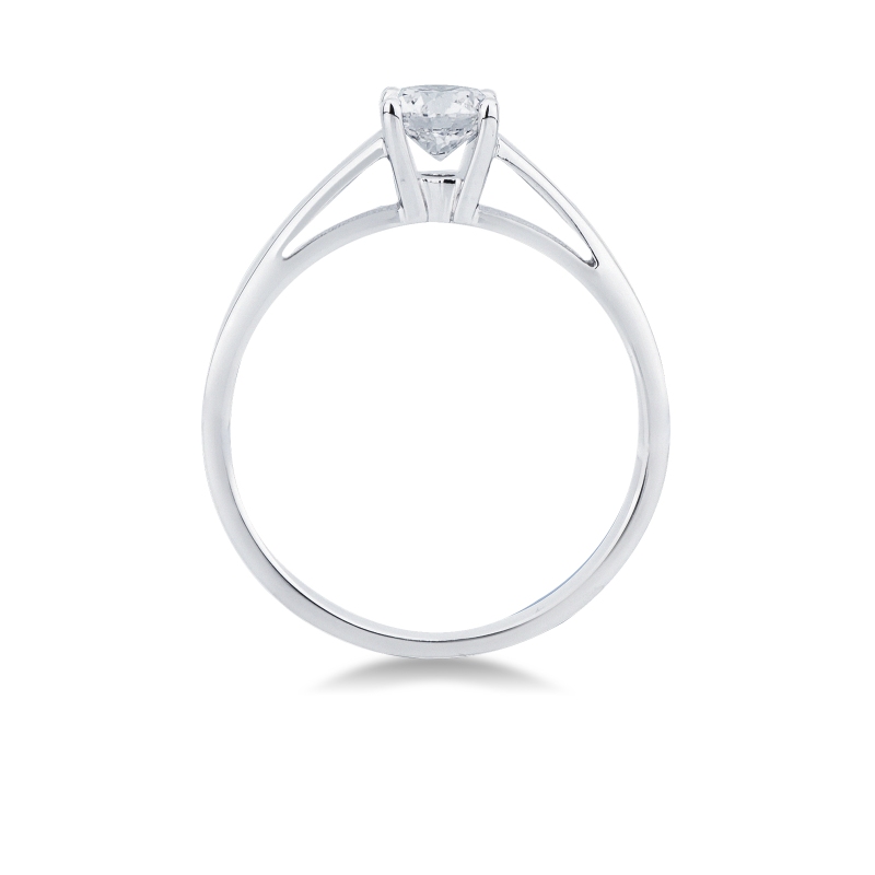 Anello di fidanzamento Passione diamante 0,50 ct Oro Bianco 