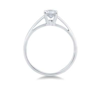 Anello di fidanzamento Passione diamante 0,50 ct Oro Bianco 