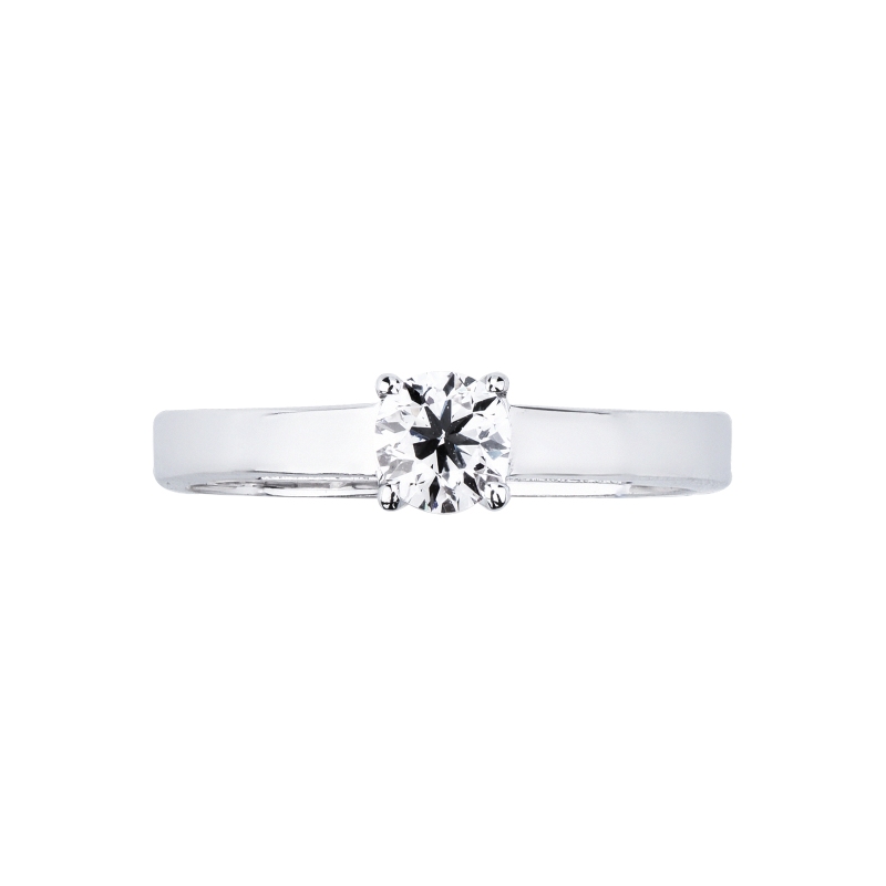 Anello di fidanzamento Passione diamante 0,50 ct Oro Bianco 