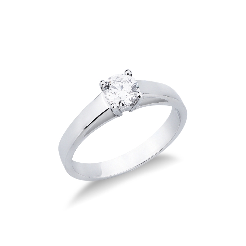 Anello di fidanzamento Passione diamante 0,50 ct Oro Bianco 
