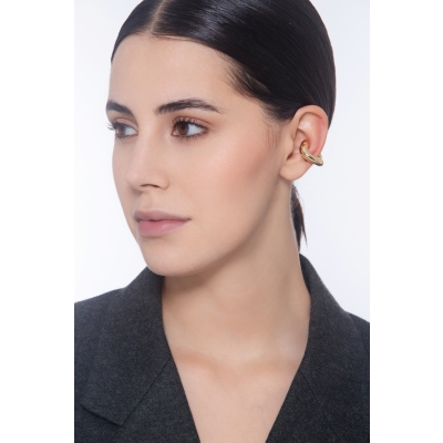 Earcuff  lucido in oro giallo 18k