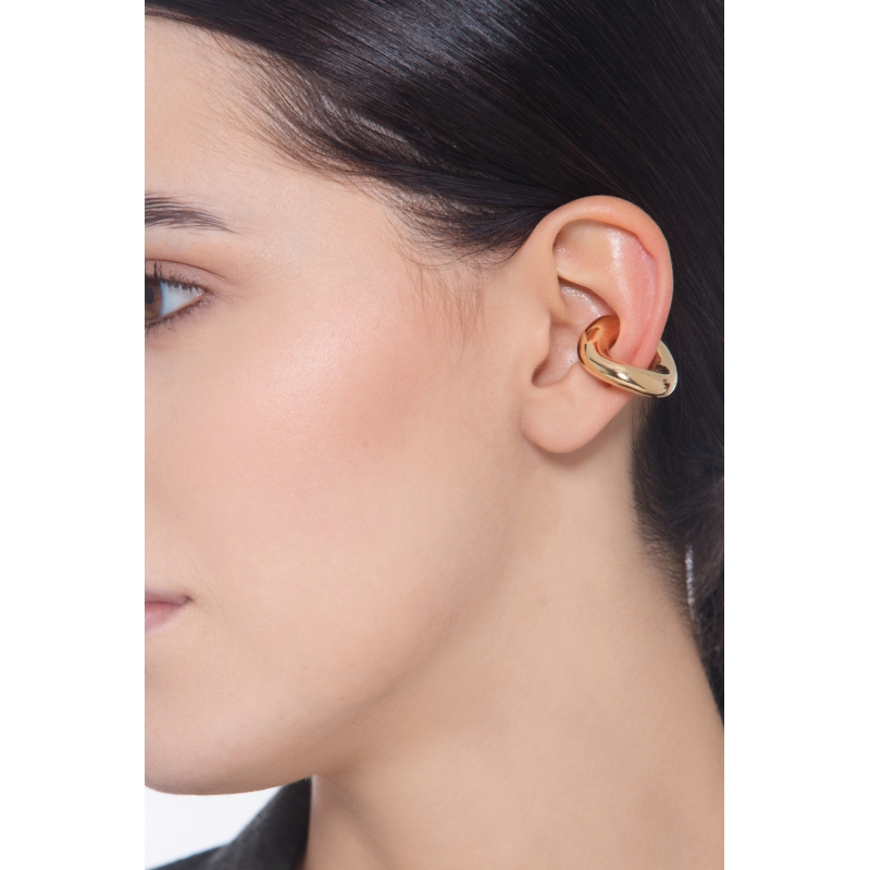 Earcuff  lucido in oro giallo 18k