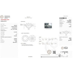 Diamante Certificato IGI   CT 1,00   F   VS 2 2