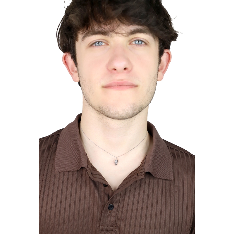 Collana in oro bianco 750 con ciondolo teschio e diamanti