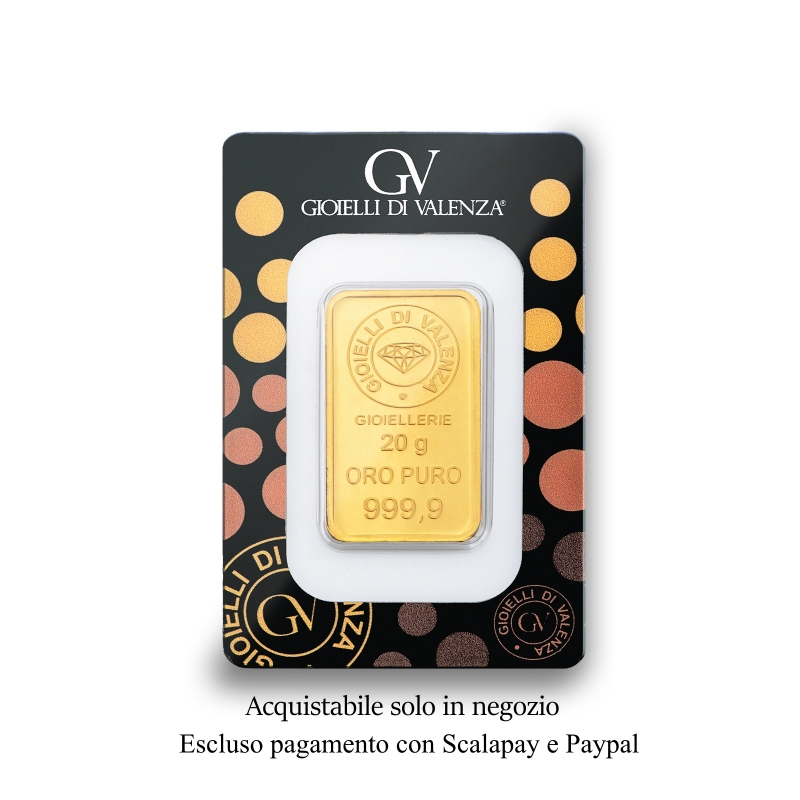 Gold ingot, 20 gr