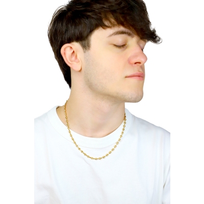 18k necklace in yellow gold, 50 cm