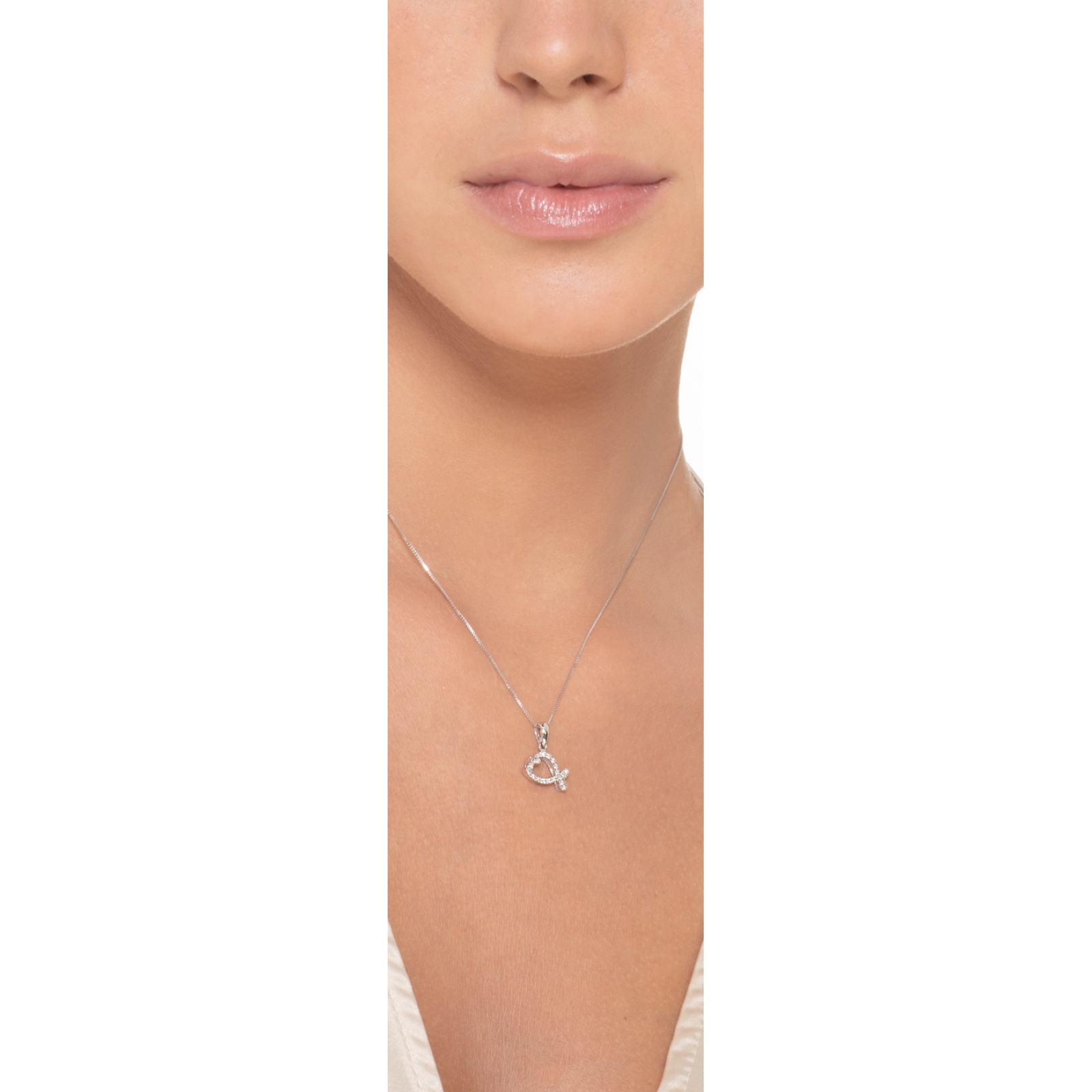 Collana piccola con coda di balena / in argento sterling / gioielli fatti a mano con motivo oceanico - Italia