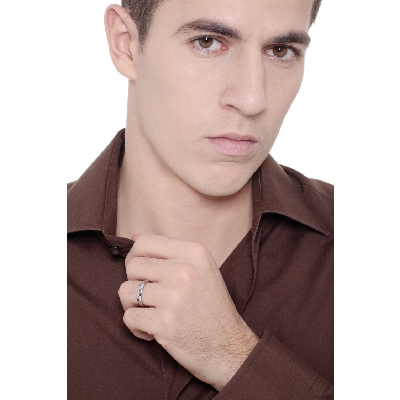 Fede Unoaerre Comoda 4 mm in oro bianco 18k