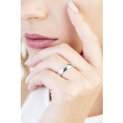 Fede Unoaerre modello comode in oro bianco 18k 2