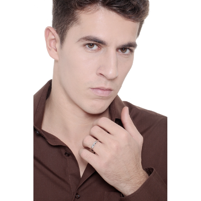 Fede Unoaerre modello classica in oro bianco 18k