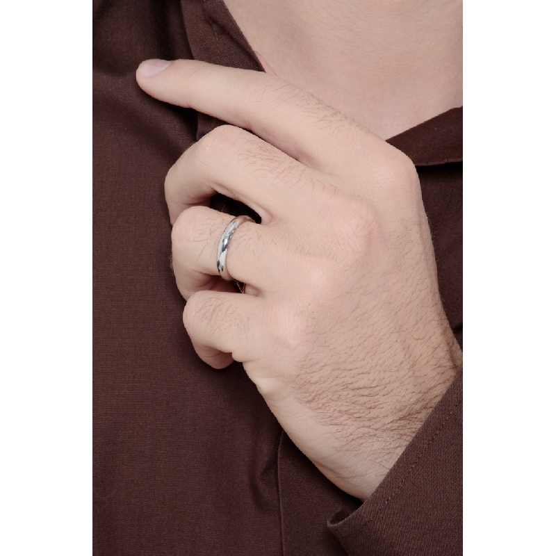 Fede Unoaerre modello classica in oro bianco 18k