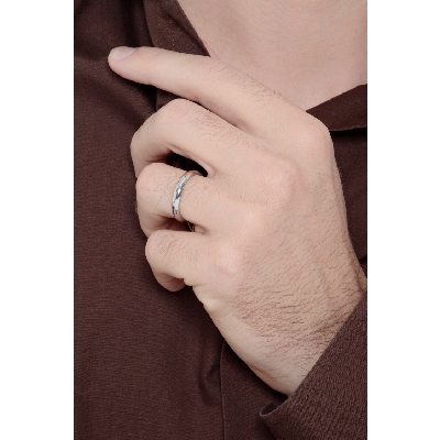 Fede Unoaerre modello classica in oro bianco 18k