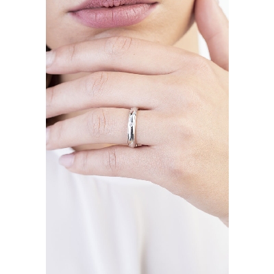 Fede Unoaerre Orion in oro bianco 18k e diamante