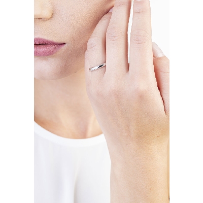 Fede Unoaerre Orion in oro bianco 18k con diamante