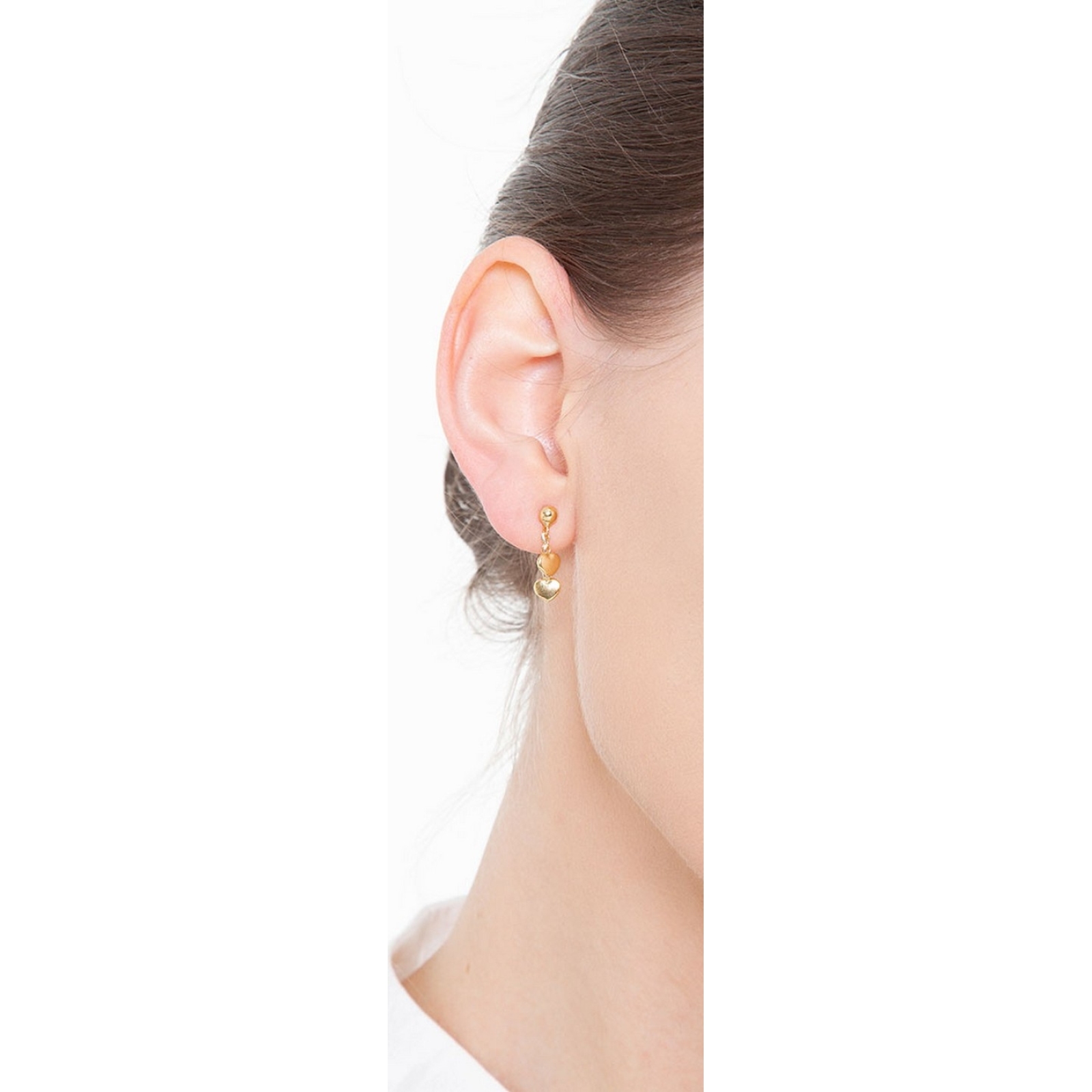 GoldDream Orecchini A Stella Oro Giallo 333 Con Zirconi - Eleganti Gioielli Donna 10 Mm, Regalo Perfetto Per Natale O San Valentino