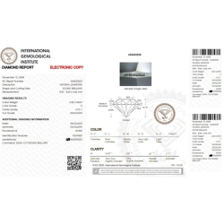 Diamante Certificato IGI   CT 0,30   E   VVS 1 2