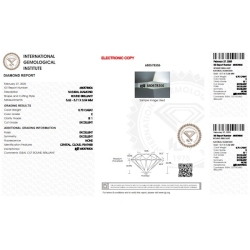 Diamante Certificato IGI   CT 0,70   E   SI 1 2