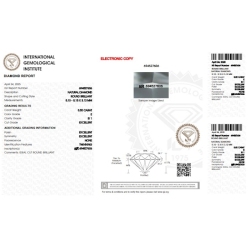 Diamante Certificato IGI   CT 0,50   E   SI 1 2