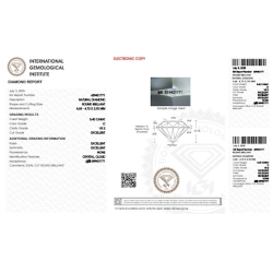 Diamante Certificato IGI   CT 0,40   D   VS 2 2