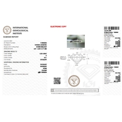 Diamante Certificato IGI   CT 0,32   D   VS 1 2