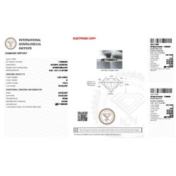 Diamante Certificato IGI   CT 0,30   D   VVS 2 2