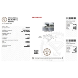 Diamante Certificato IGI   CT 0,30   D   VVS 2 2