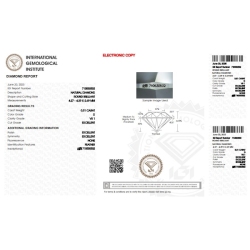 Diamante Certificato IGI   CT 0,31   D   VS 1 2