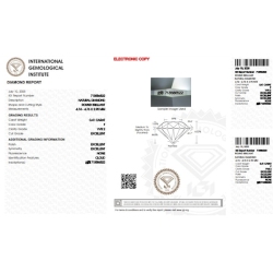Diamante Certificato IGI   CT 0,41   F  VVS 2 2