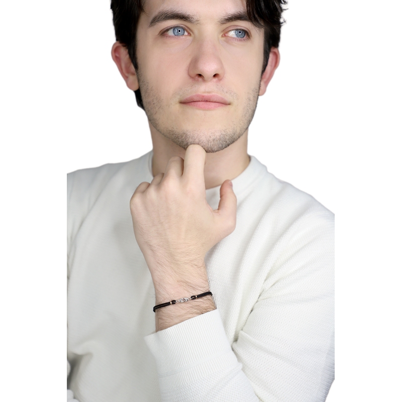 Bracciale con nodo nautico in oro 18k