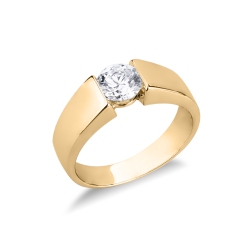 MONTATURA SOLITARIO INCASS.BATTUTA. PER DIAMANTE DA 0.96CT a 2CT 2