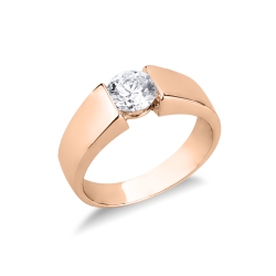 MONTATURA SOLITARIO INCASS.BATTUTA. PER DIAMANTE DA 0.96CT a 2CT 2