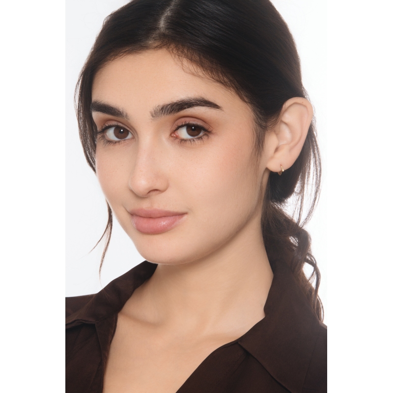 Orecchini stelline in oro giallo 18k