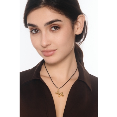 Ciondolo cane a palloncino in oro giallo 18k
