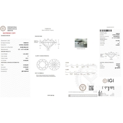 Diamante Certificato GIA   CT 1,00   E   VVS 1 2