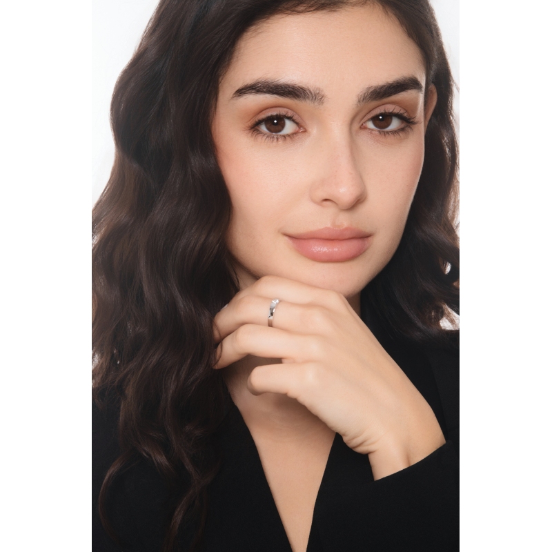 SOLITARIO CT 0,20  O.BIANCO   INCASSATURA BATTUTA