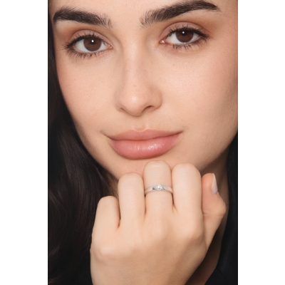 SOLITARIO CT 0,20  O.BIANCO   INCASSATURA BATTUTA