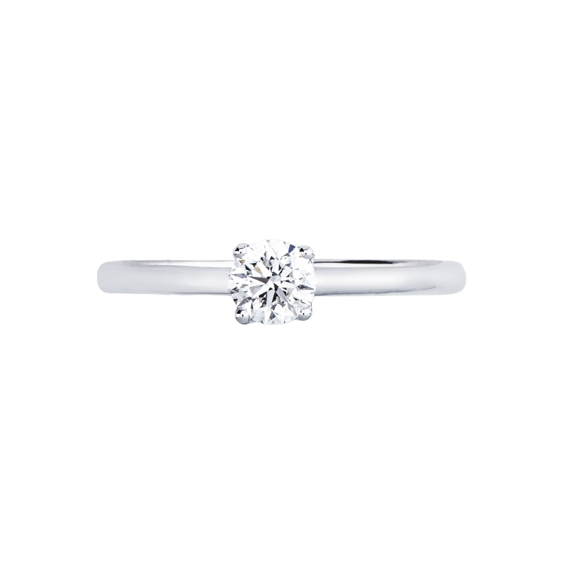 Anello di fidanzamento Essenza oro bianco 0,40 ct 
