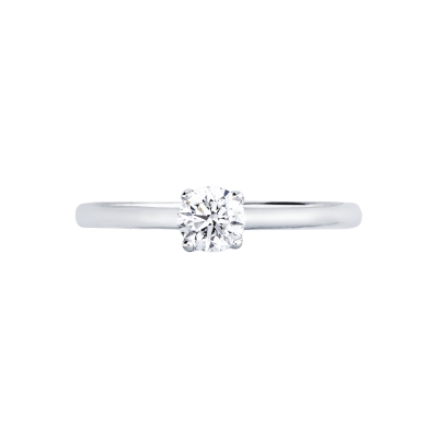 Anello di fidanzamento Essenza oro bianco 0,40 ct 