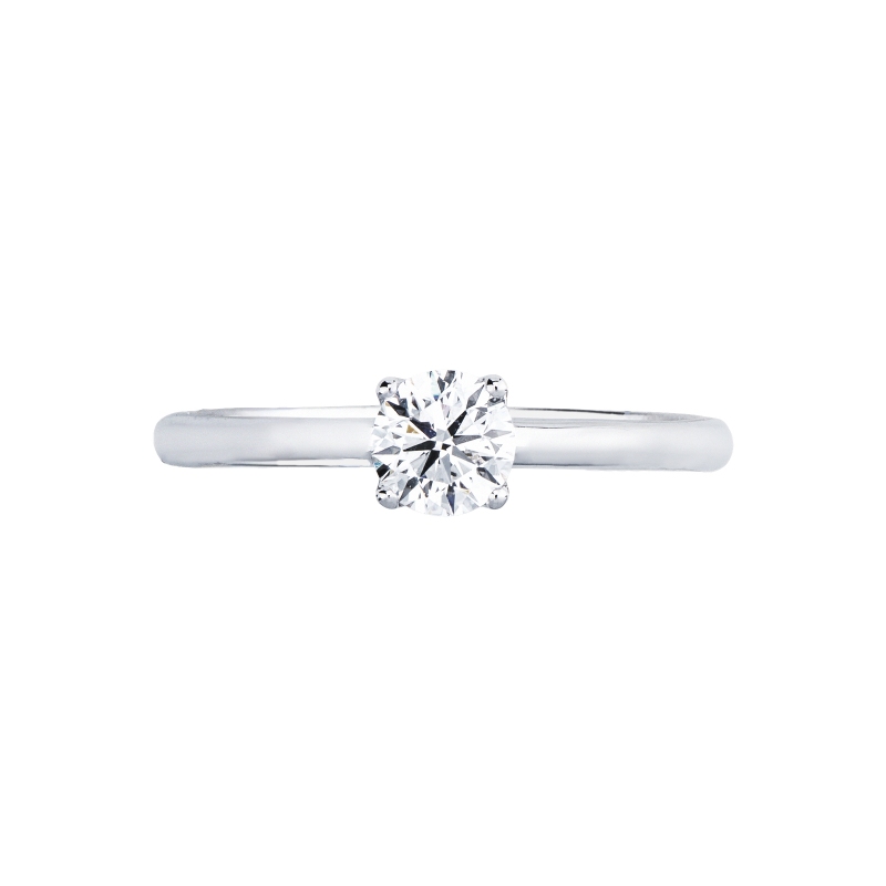 Anello di fidanzamento Essenza oro bianco 0,50 ct