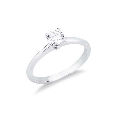 Anello di fidanzamento Essenza oro bianco 0,50 ct