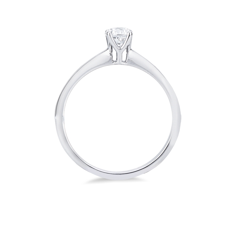 Anello di fidanzamento Essenza oro bianco 0,40 ct 