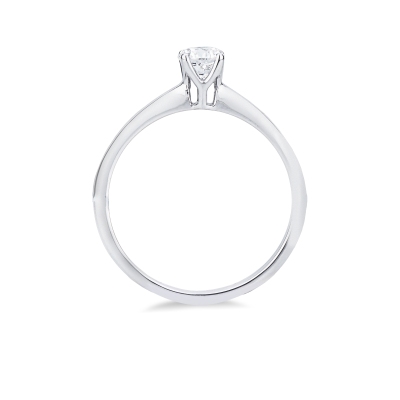 Anello di fidanzamento Essenza oro bianco 0,40 ct 