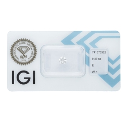 Diamante Certificato IGI   CT 0,40   E   VS 1