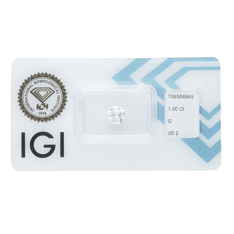Diamante Certificato IGI   CT 1,00   G   VS 2